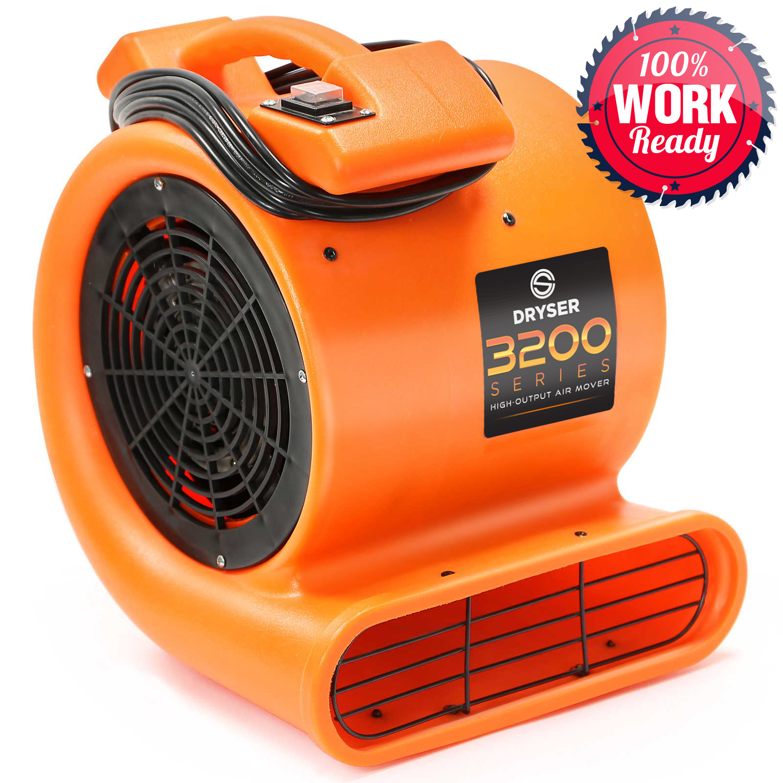 Air Mover Carpet Dryer 2 Speed 1/2 HP Industrial Floor Blower Carpet