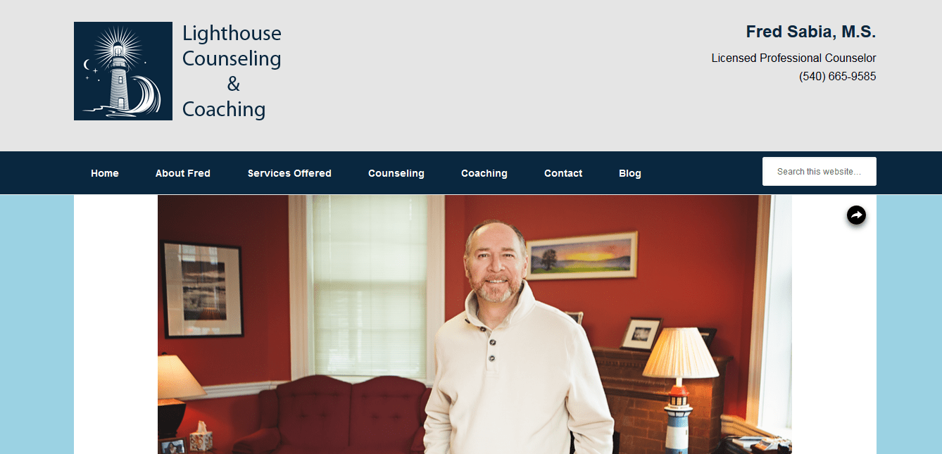 New Appealing website for Lighthouse Counseling