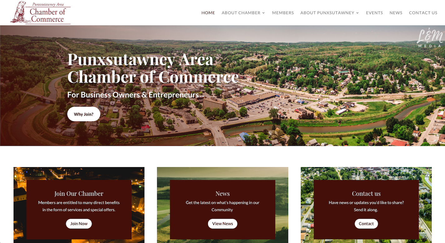 Punxsutawney Area Chamber of Commerce  Strategies