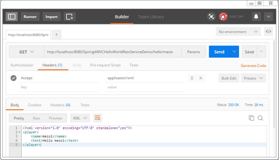Spring 4 MVC REST Service Example using RestController WebSystique
