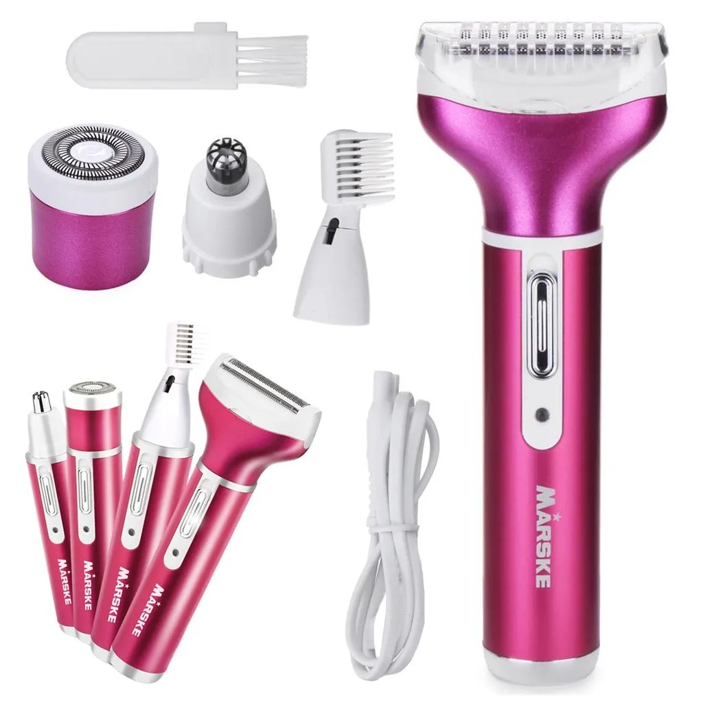 4 az 1ben többfunkciós szőrtelenítő készlet nőknek 4 cserélhető