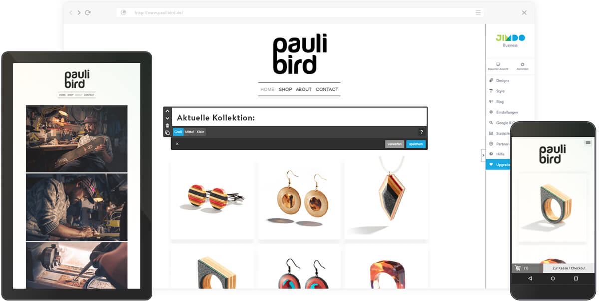 Eigene Homepage erstellen Jimdo