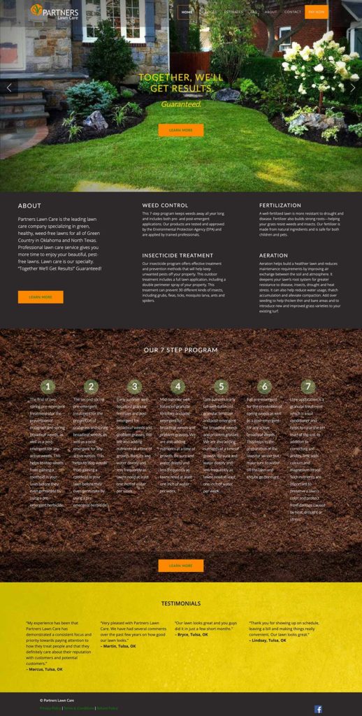 Partners Lawn Care {web}TECH Consulting