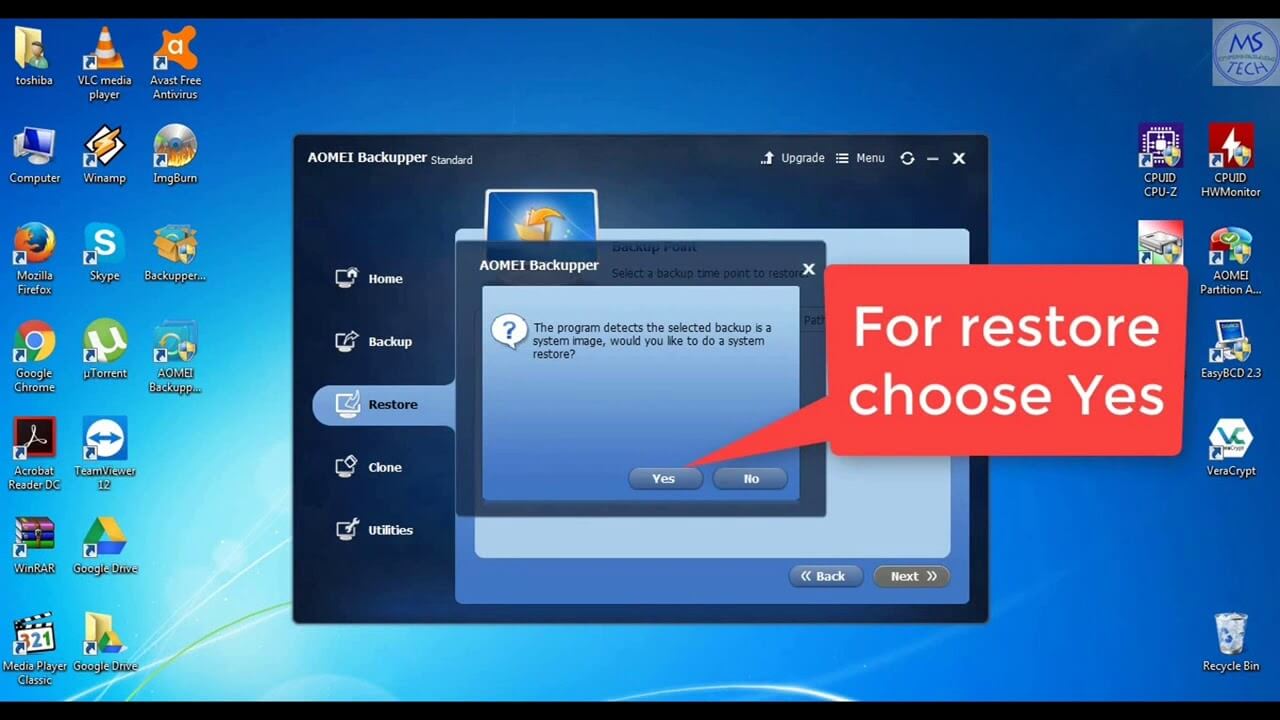 Backup C Drive in Windows 10 with AOMEI Backupper 5.2 Web Tech Adda