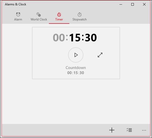 Android Parts Alarm & Clock app for Windows 10