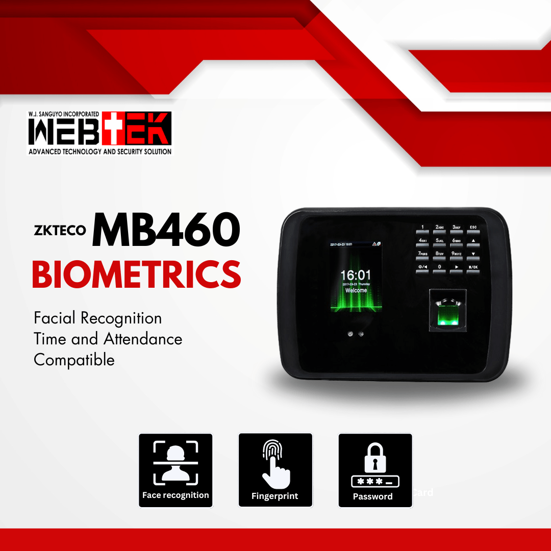 ZKTeco Biometrics MB460 – webtekincph.com