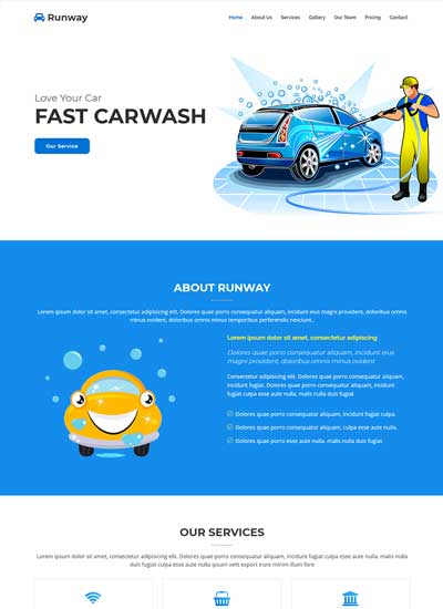 Top Best Free Car Rental Website Templates 2020 - Webthemez