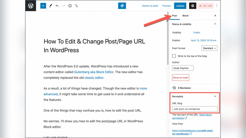 How To Change Page Url In Wordpress Quick Easy Steps Web Tool Plex