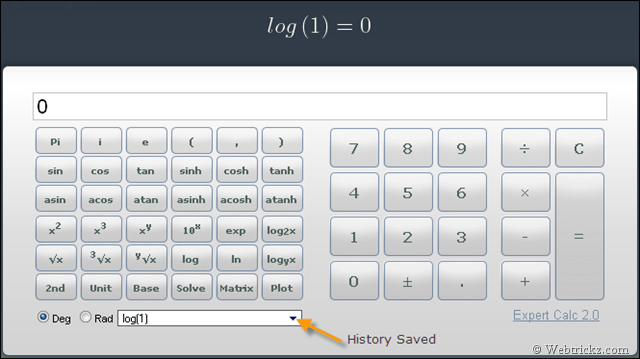 Online calculators Numbers and Shapes