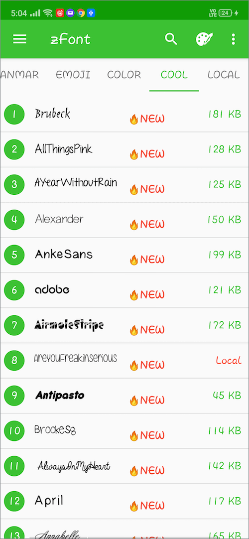 How to Change the Font Style on Realme phones without rooting