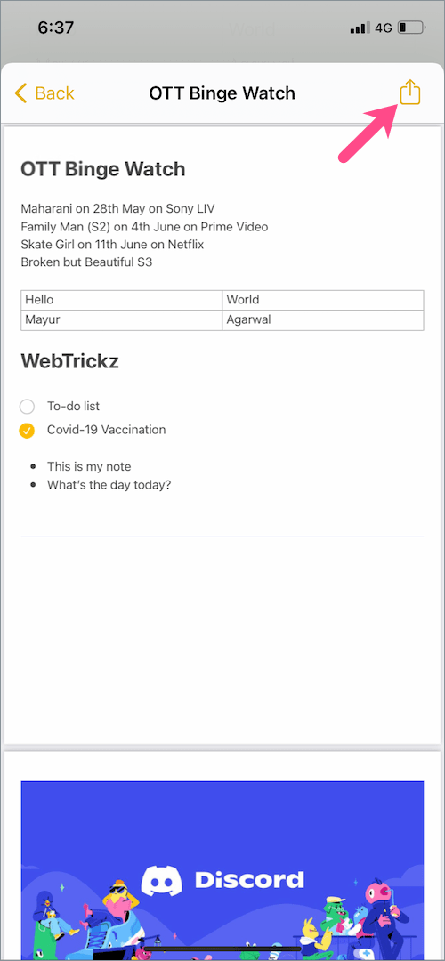 How to Save Notes as PDF in iOS 14 on iPhone and iPad