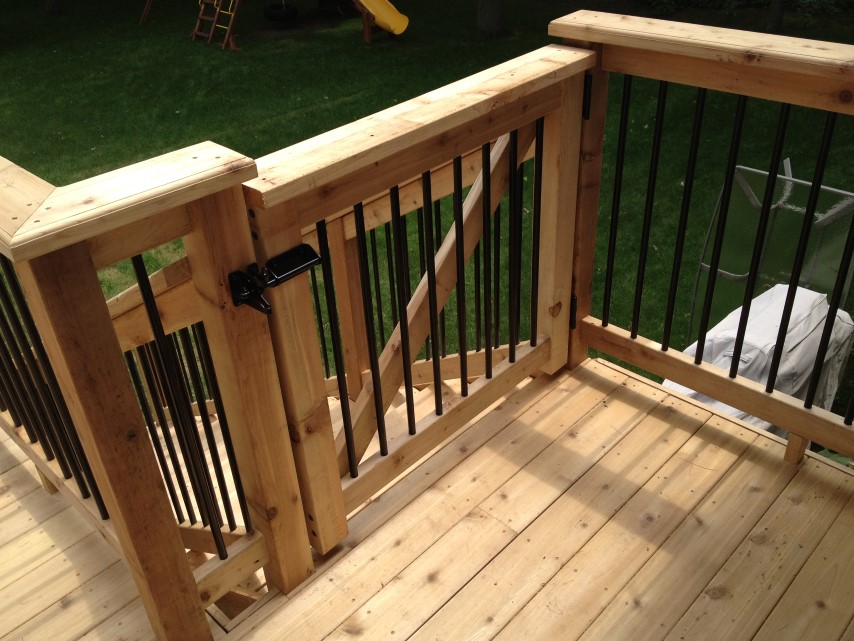 Cedar Deck & Patio Door Edina Twin Cities Basement Finishing