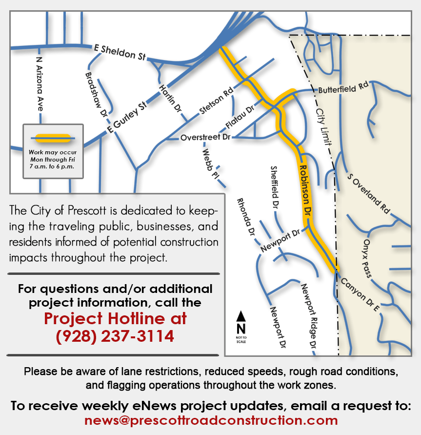 Robinson Drive Reconstruction Project Phase One Complete