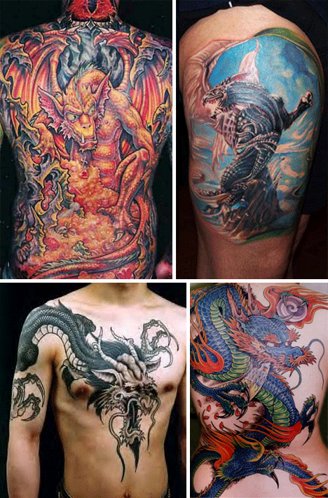 34 Fantasy Tattoos Of The Terrifying And Fantastic | Urbanist 710_x_468_gif