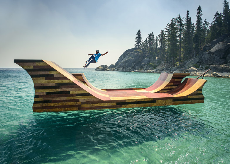 Over Board Sink or Skate on This Amazing Floating Ramp Urbanist