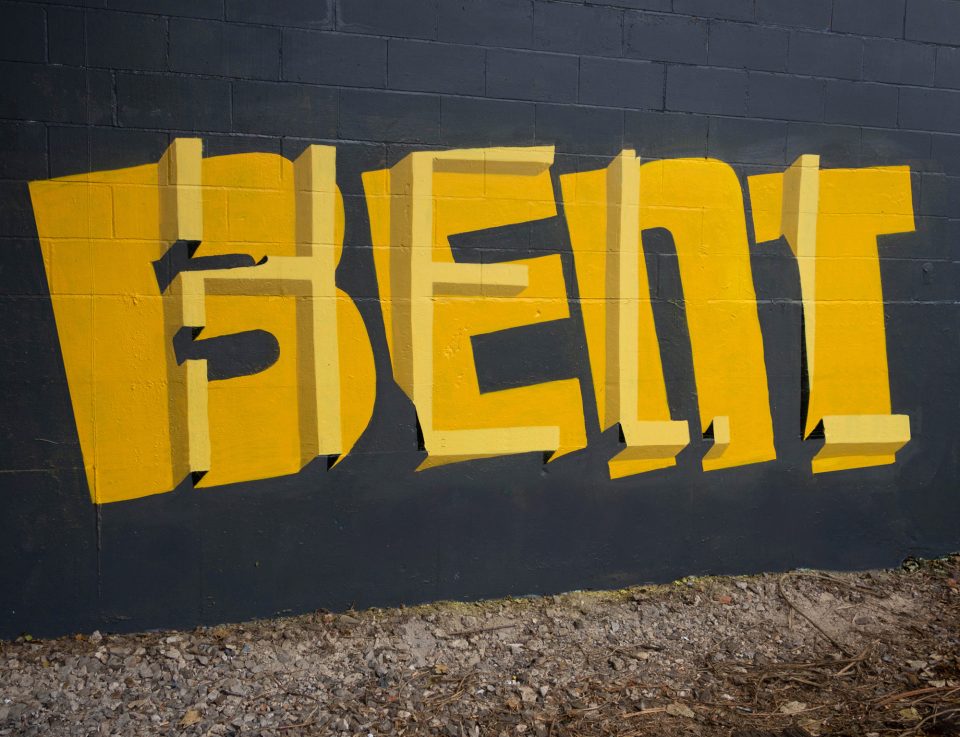 Between the Lines 3D Graffiti Artist Layers Letters to Form Punchy