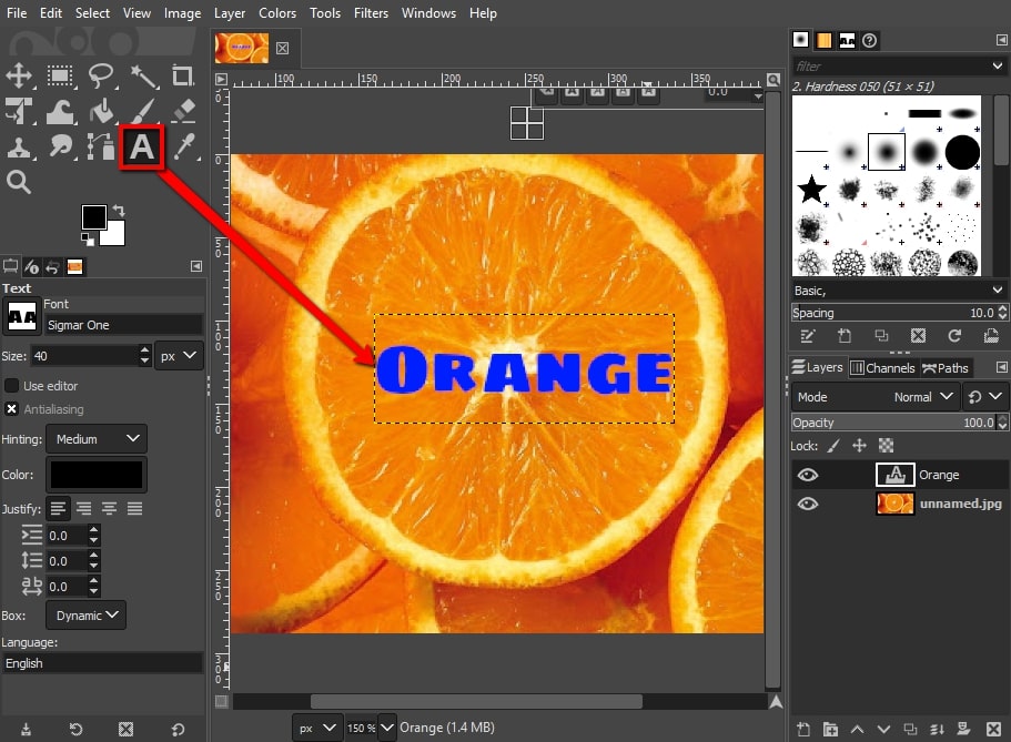 How to Add Text over Picture