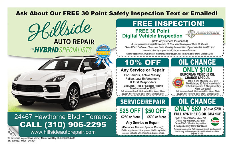 Most Trusted Shop in Torrance, CA Charlie's Hillside Auto Repair