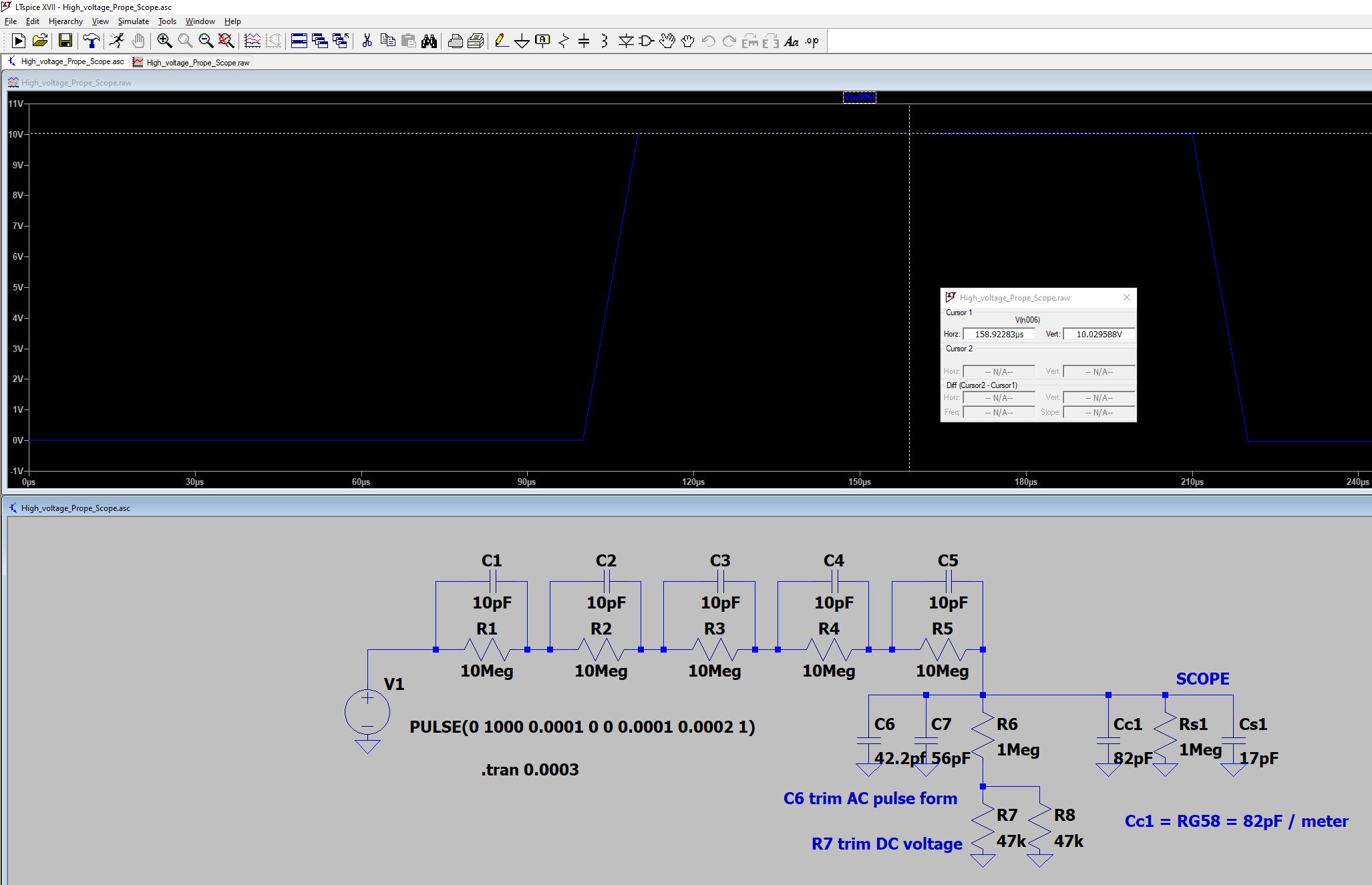 High Voltage Scope Probe 1001 DIY Project