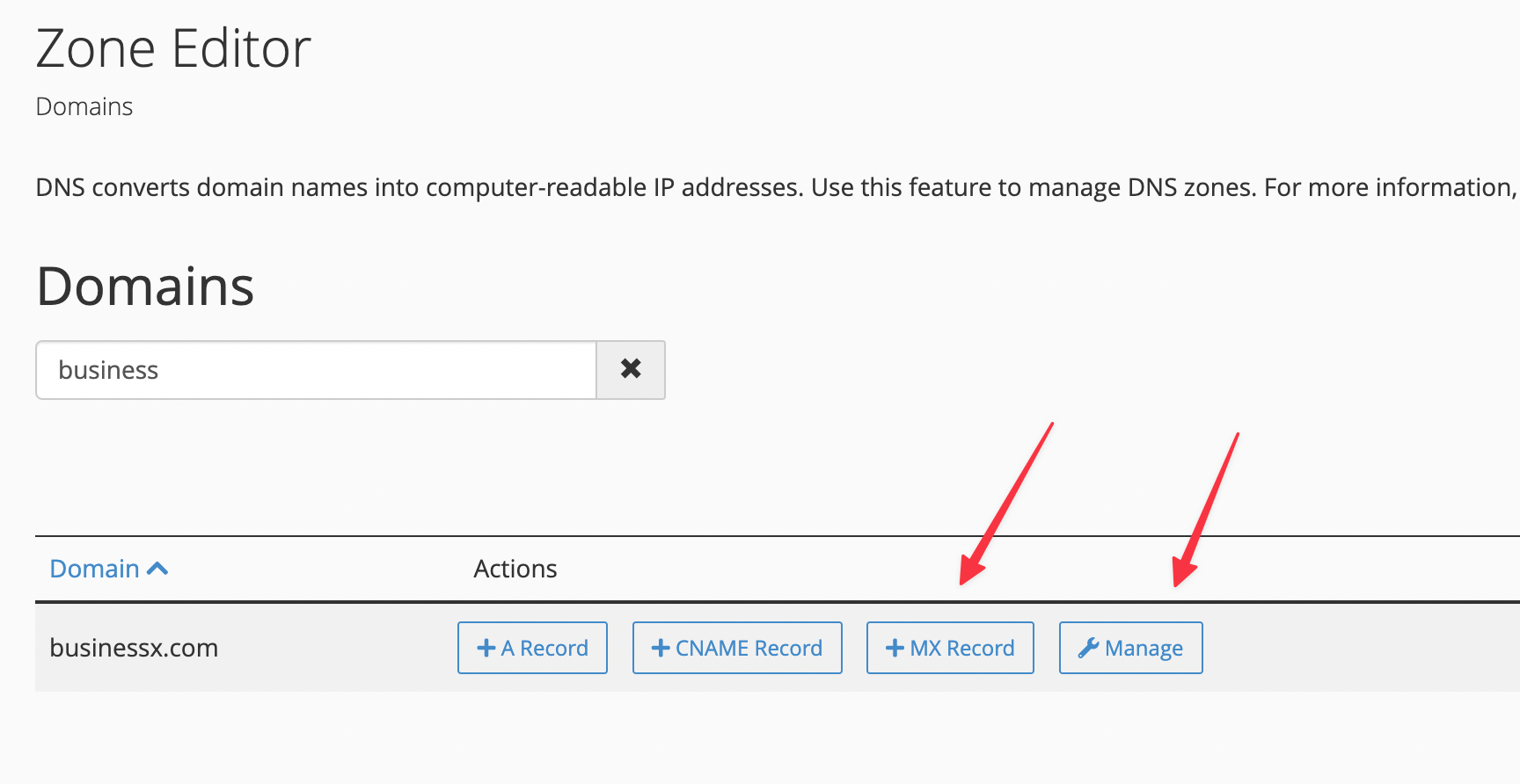 MX Record for Your Email in cPanel x Networks