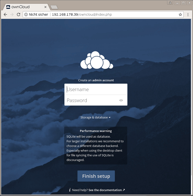 Setup OwnCloud on Banana Pi