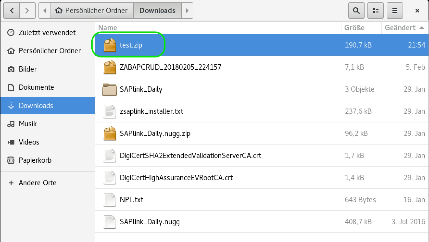 How to zip files with CL_ABAP_ZIP