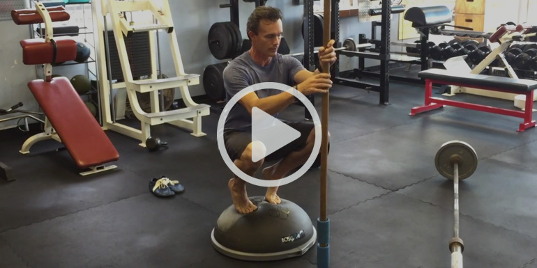 BOSU® Elite Speed Training Technique Sprinter Squats BOSU® Elite Speed Training Technique Sprinter Squats