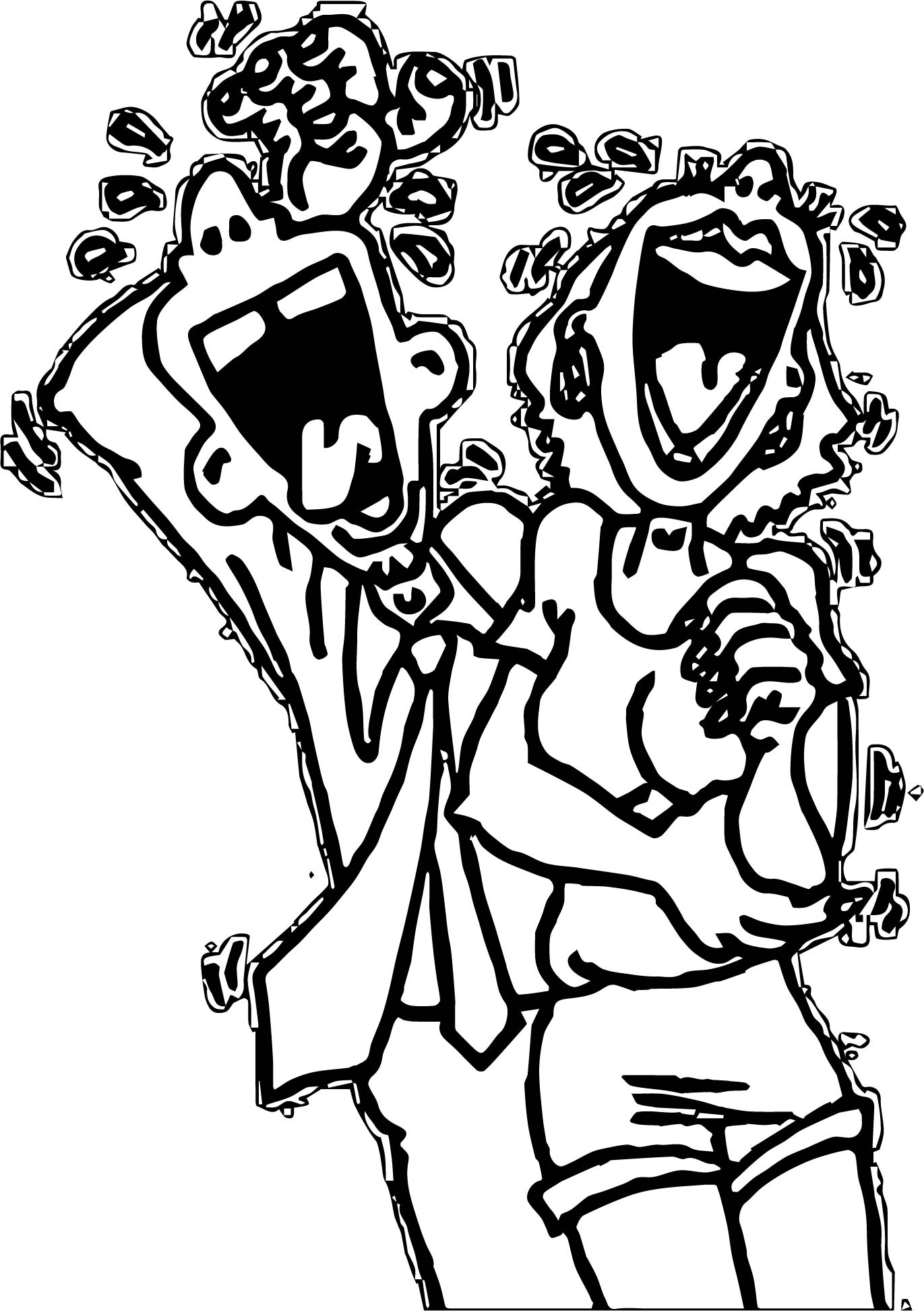 Laugh Coloring Coloring Pages