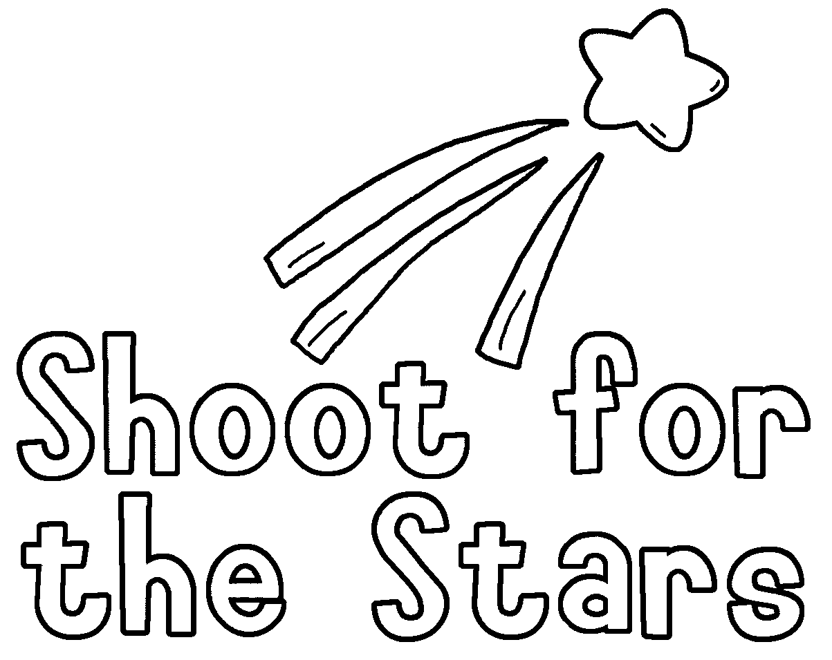 Shoot For The Stars Coloring Page