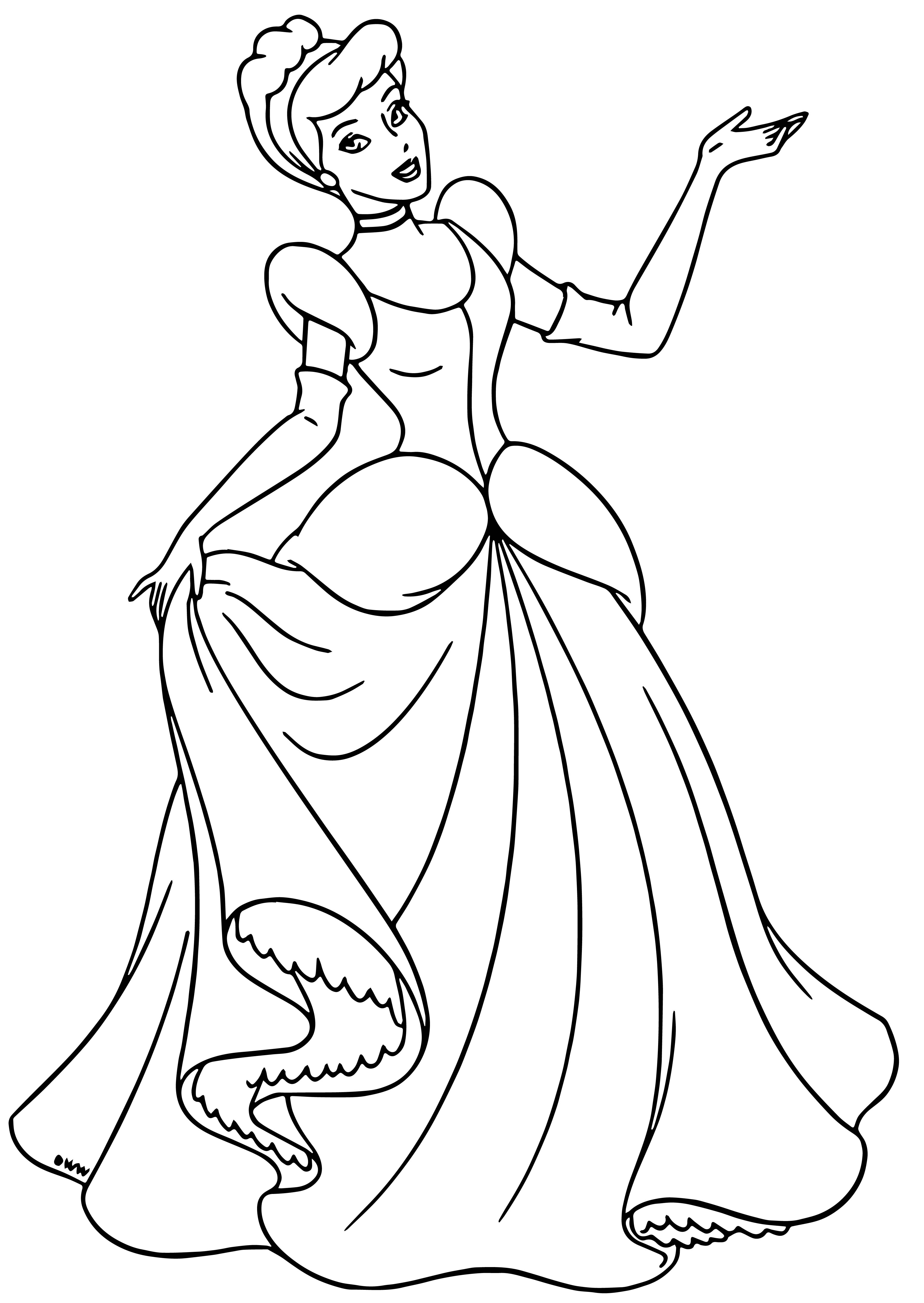 Cinderella Coloring Pages 136