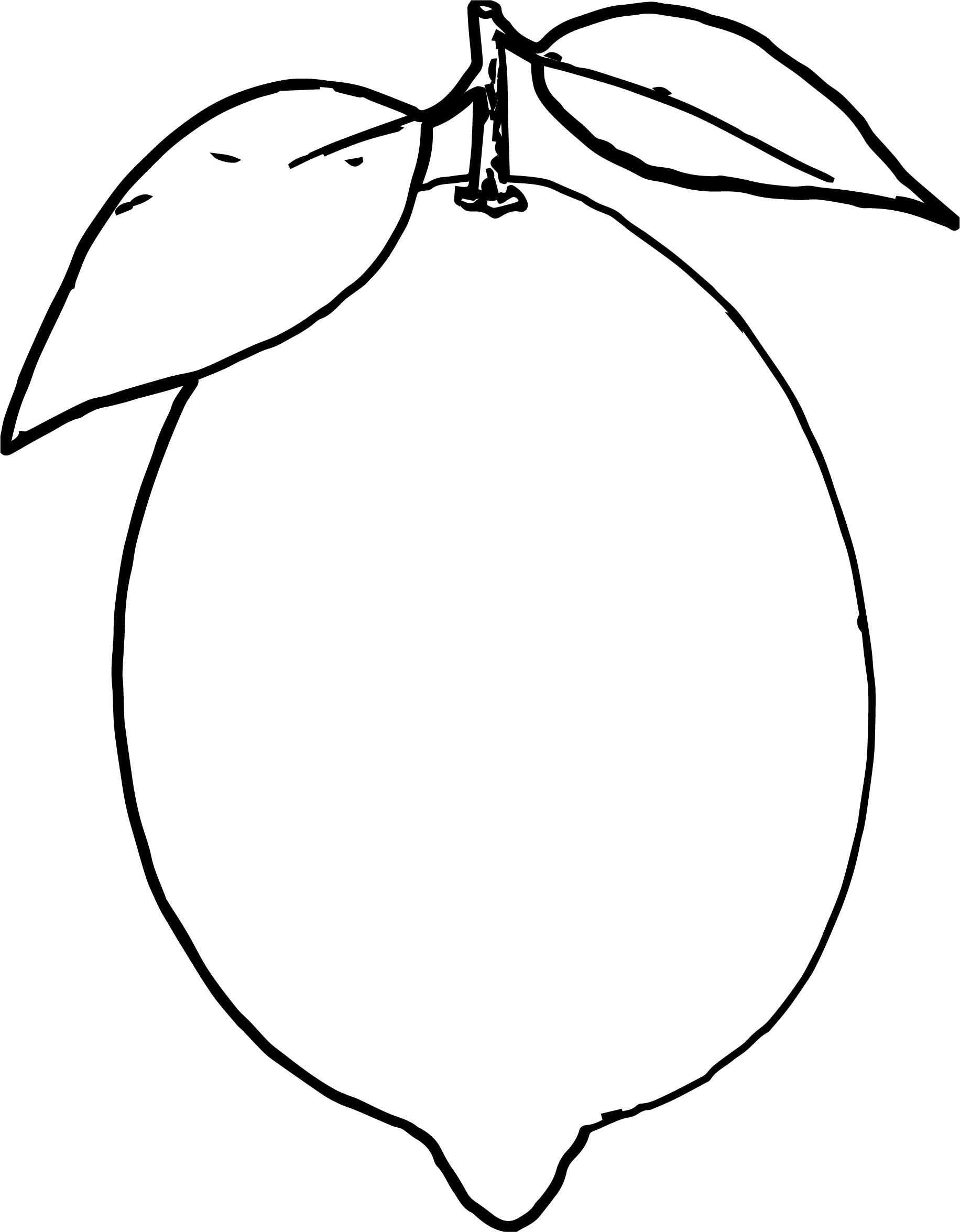 Lemon Coloring Page 11