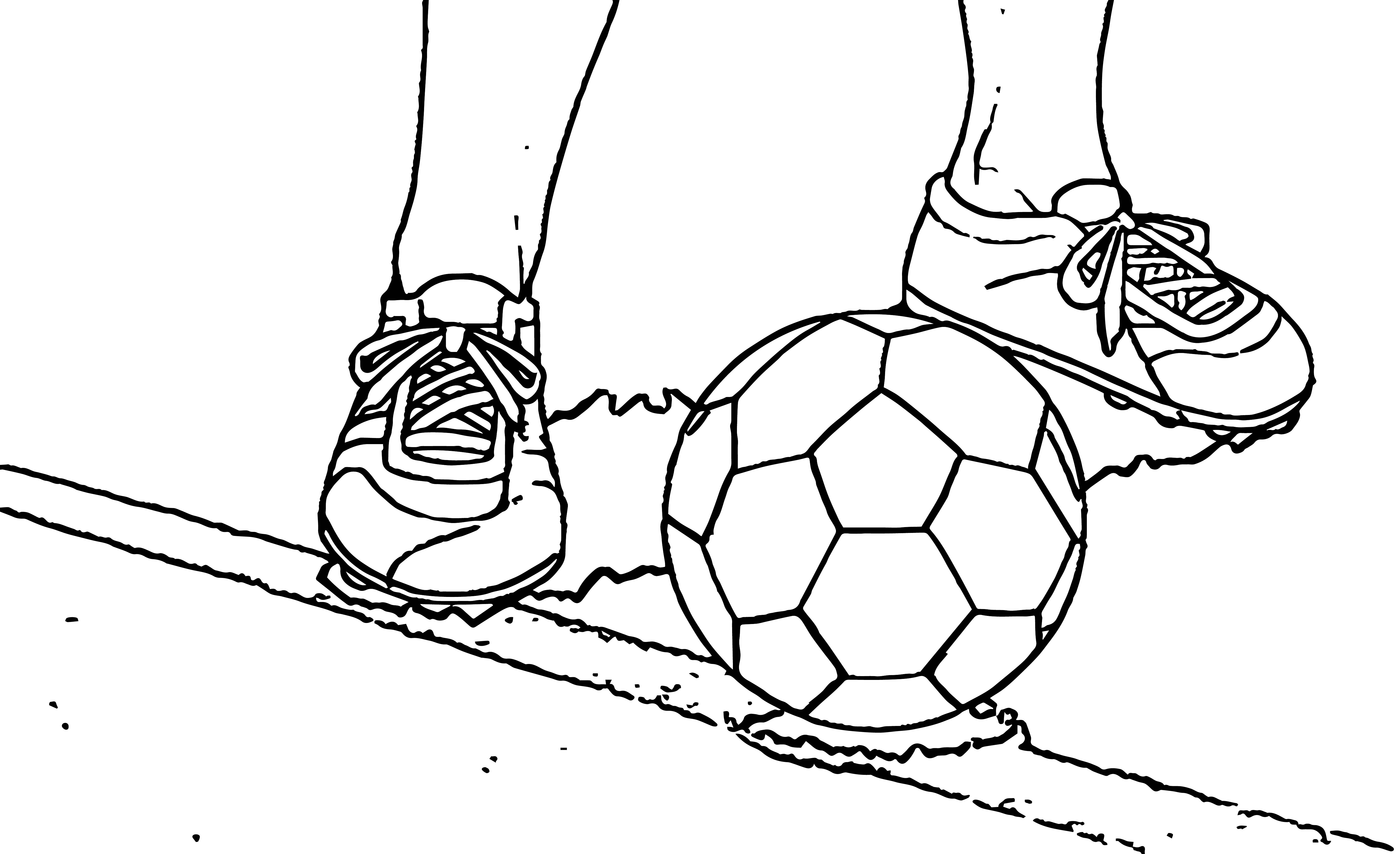 Captain Tsubasa Coloring Page 01