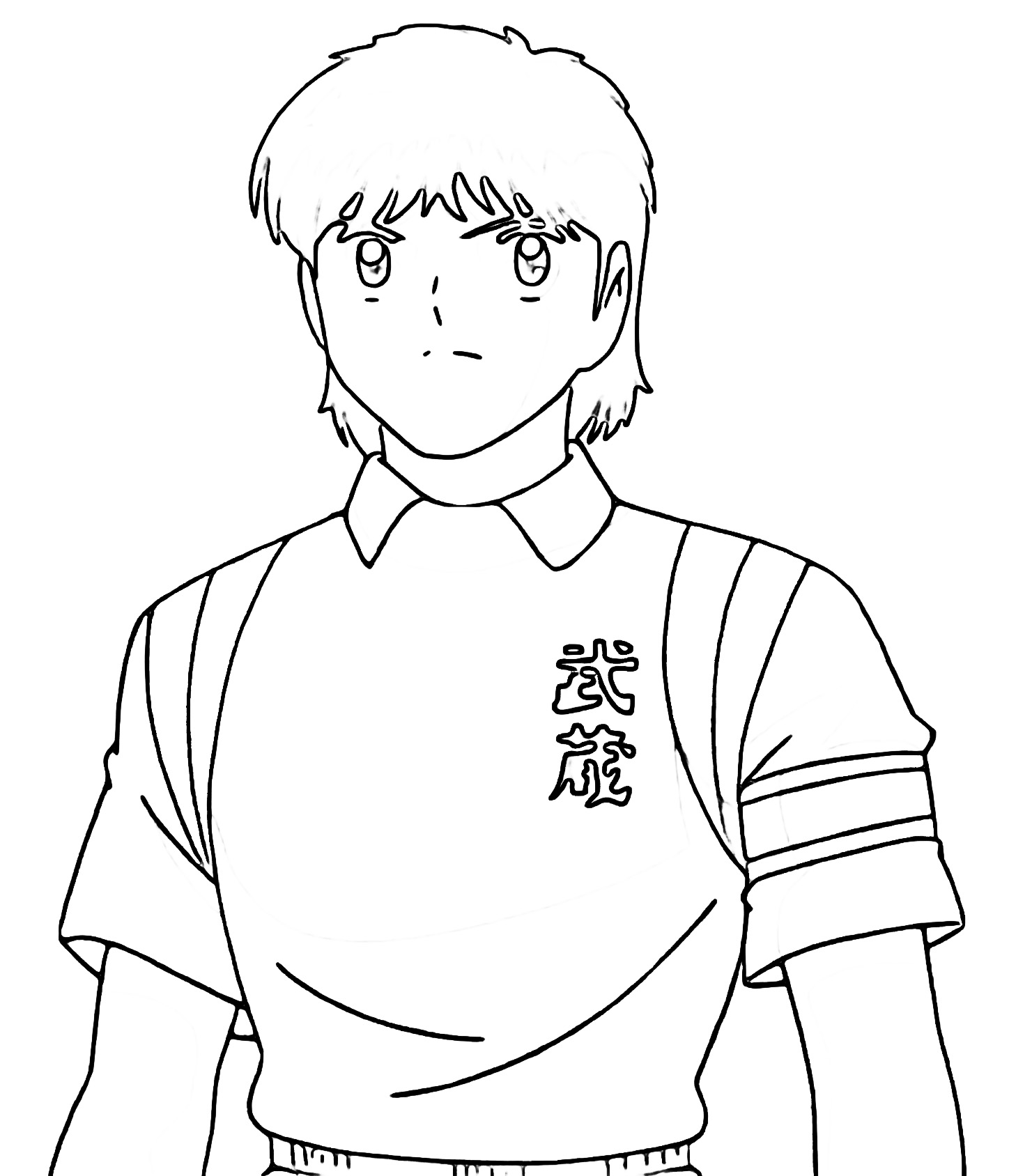 Captain Tsubasa Coloring Page 03