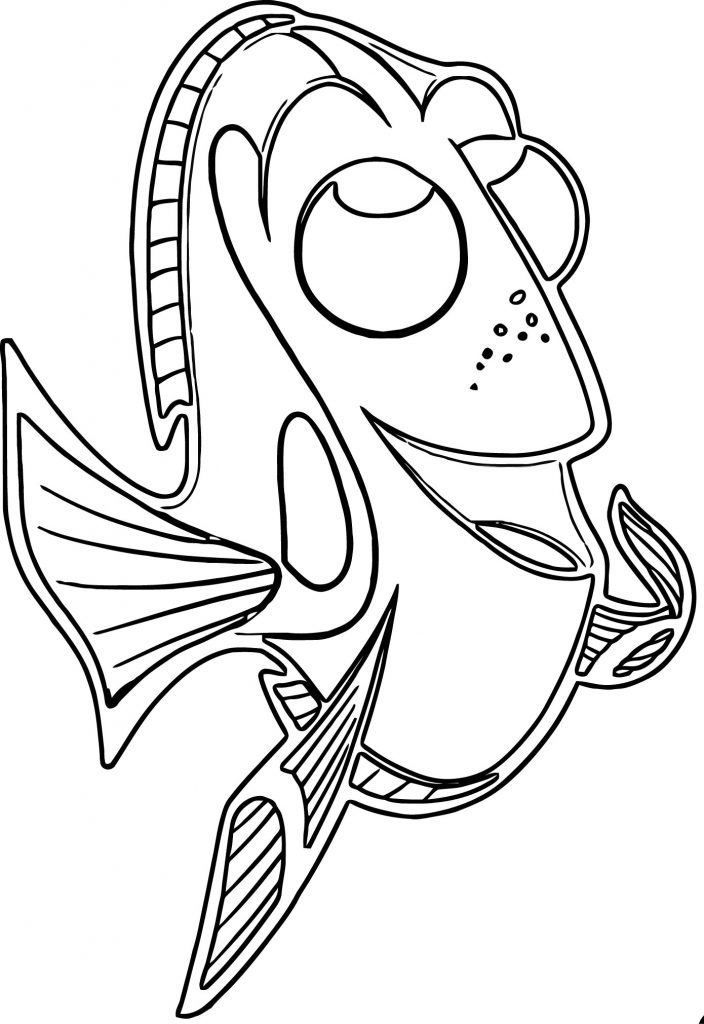 Finding Dory Coloring Pages 04