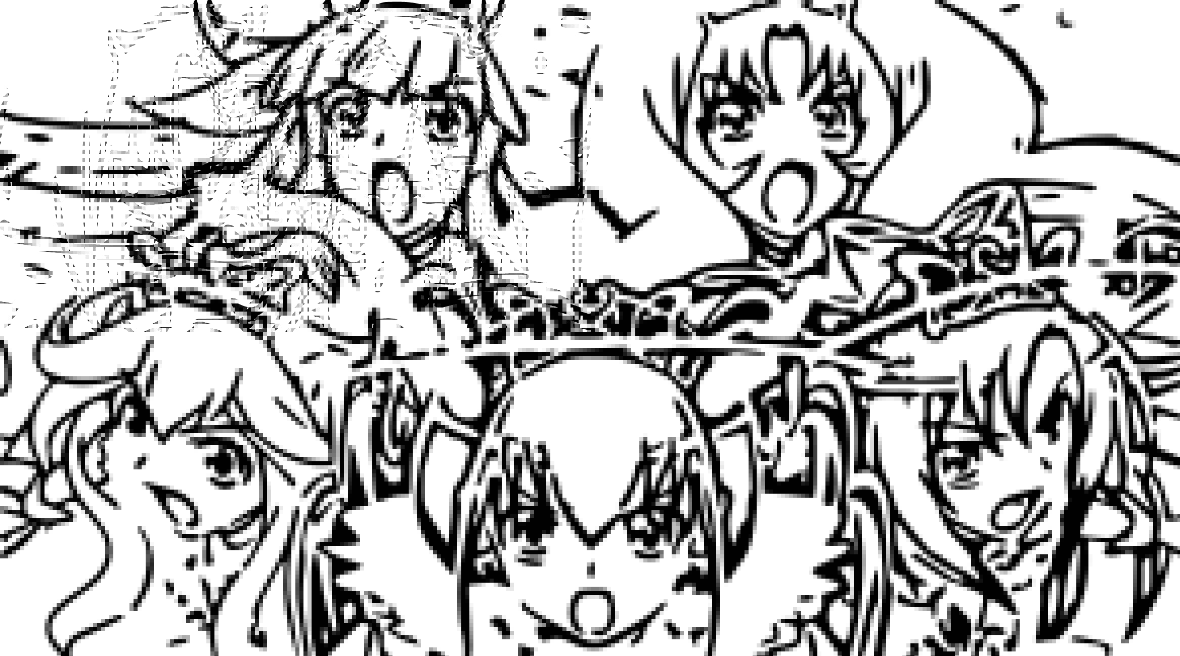 Glitter Force Coloring Page 051