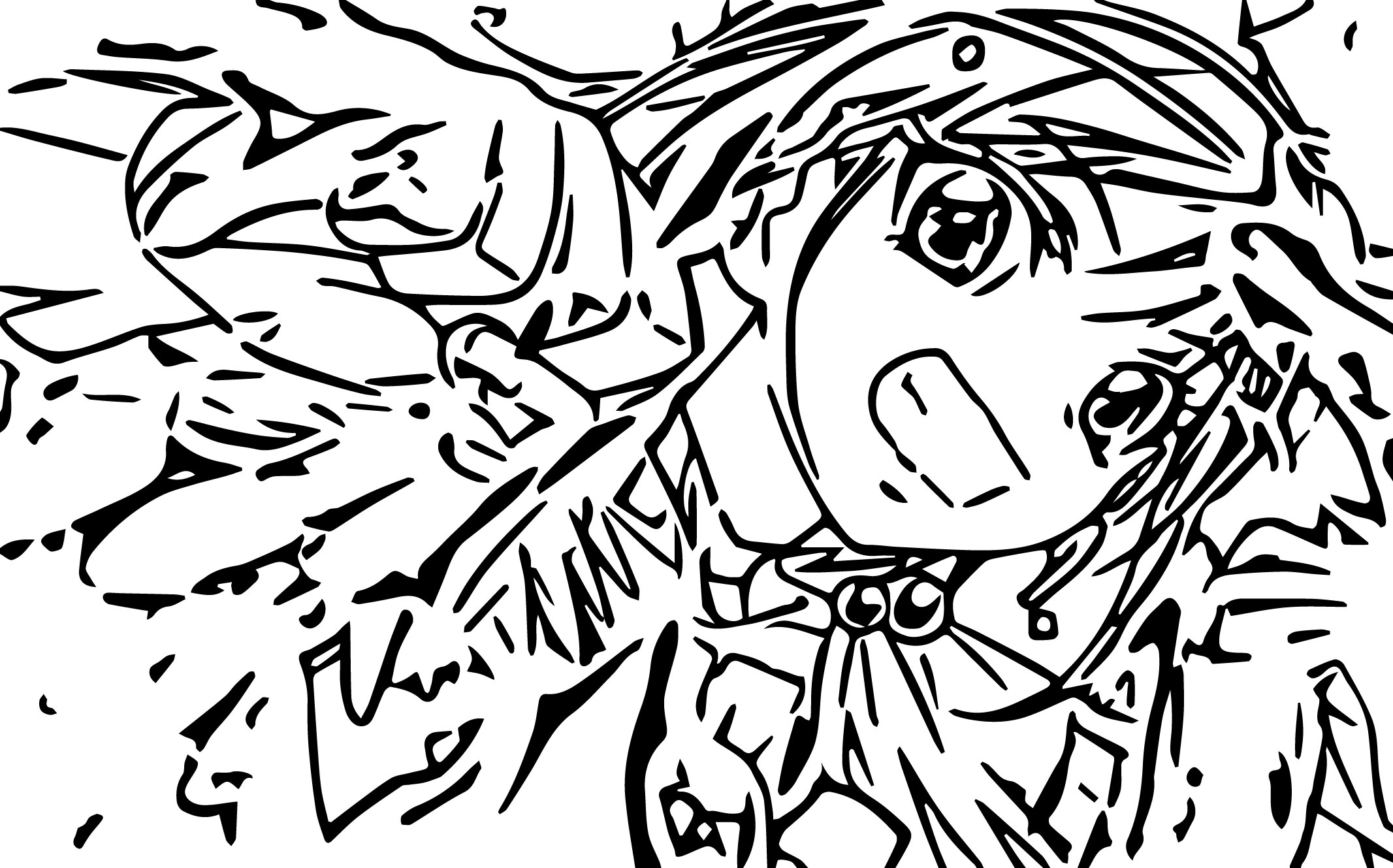 Glitter Force Coloring Page 113