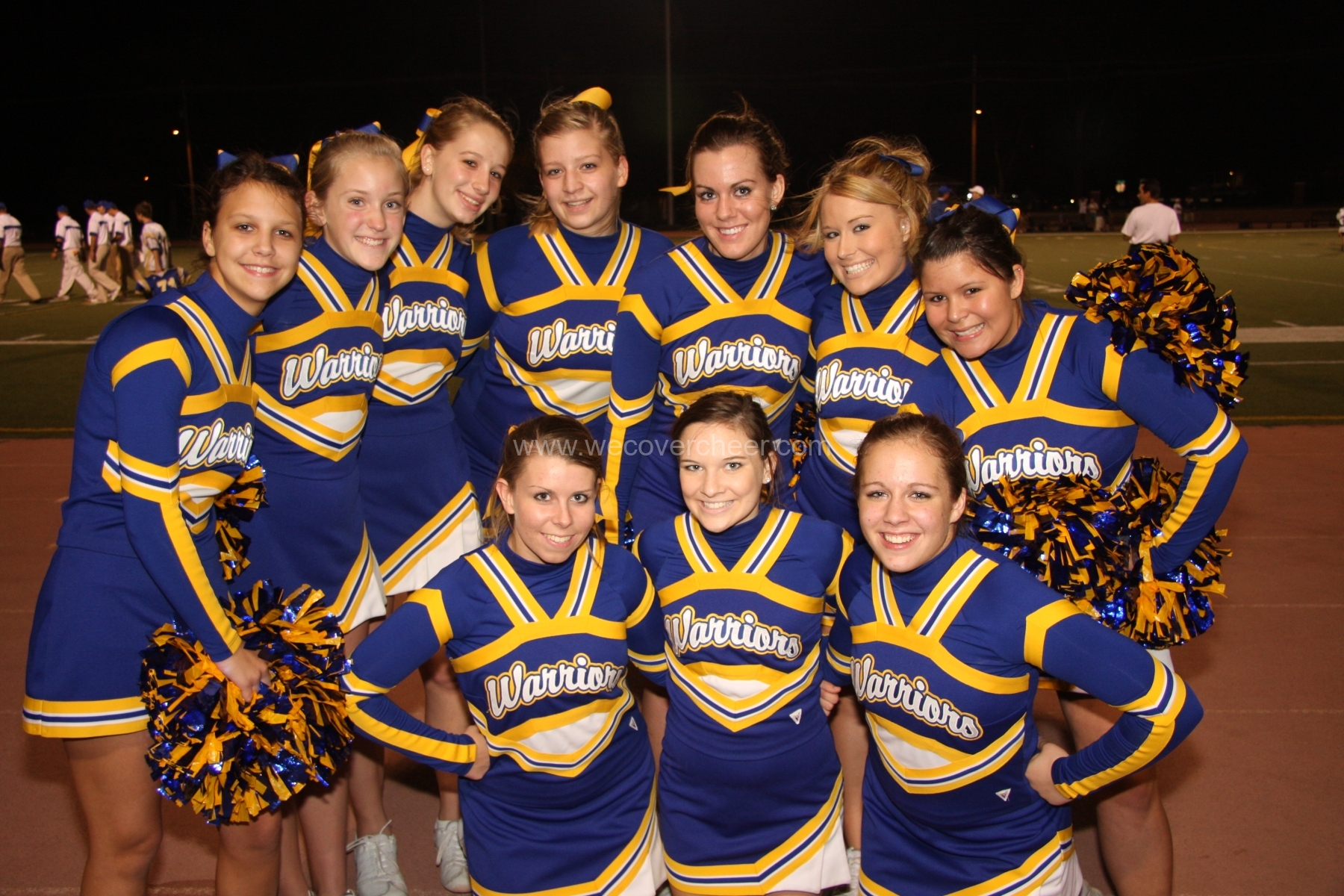 Lincoln (Nebraska) Lutheran High School Cheerleaders 09/26/2008 We