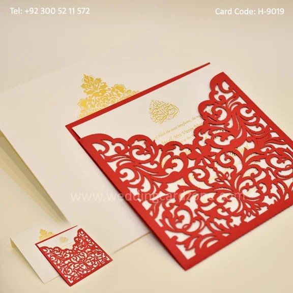 Card Code H9019 Wedding Card Zone