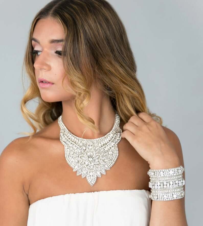 Best Necklaces for Strapless Wedding Gowns (With Images)
