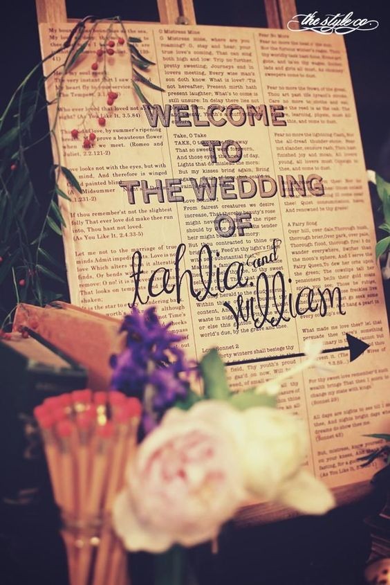 13 Bright Ideas for a Book Inspired Wedding WeddingPlanner.co.uk