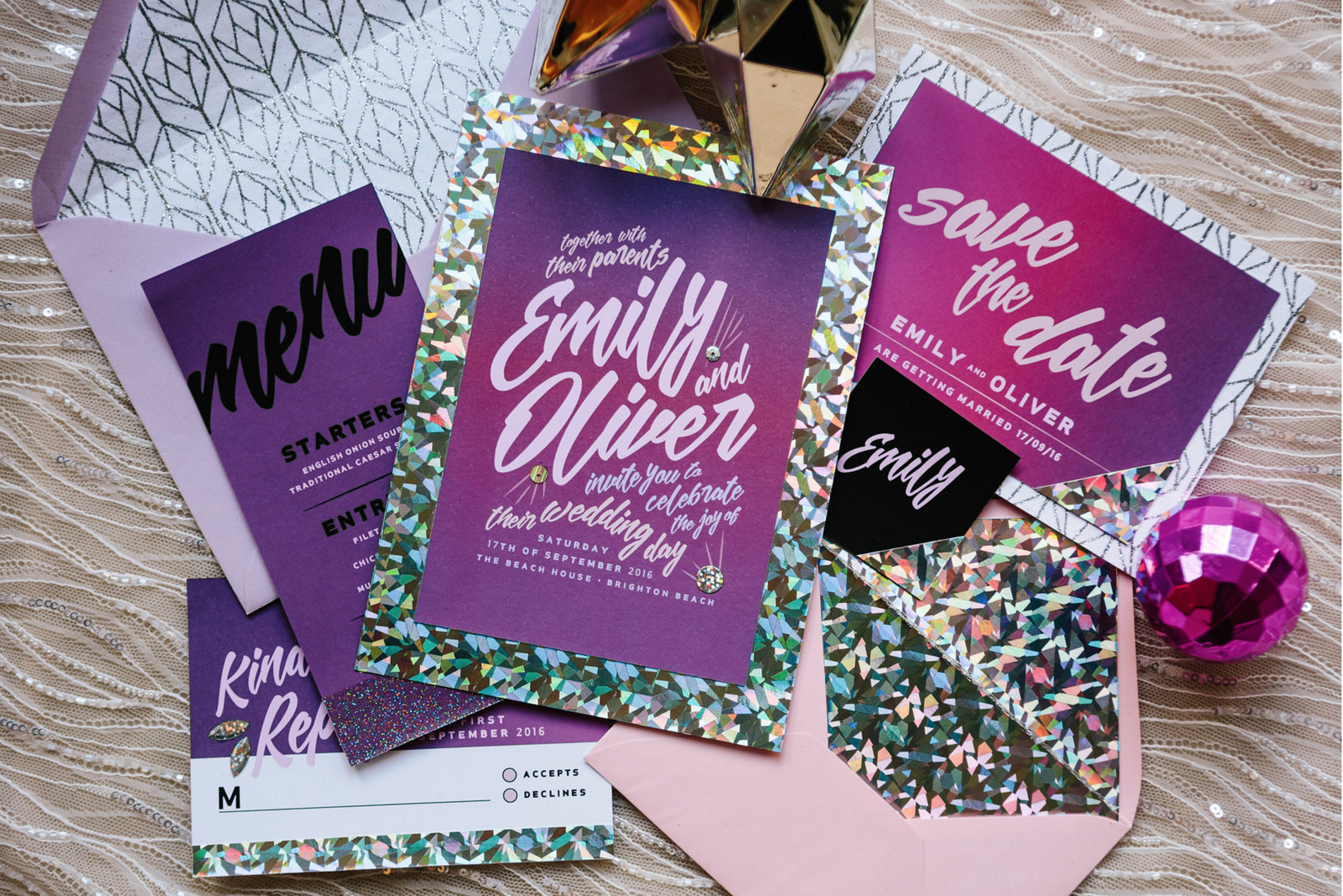 5 Ways To Add POP To Your Wedding Stationery WeddingPlanner.co.uk