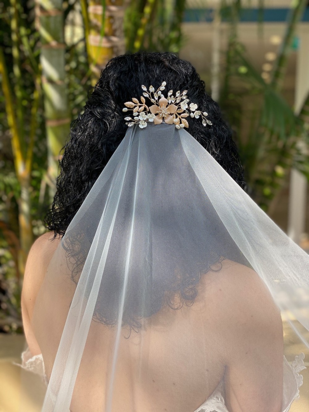 Maya Sheer Veil Barely There Veil Wedding Veils Australia