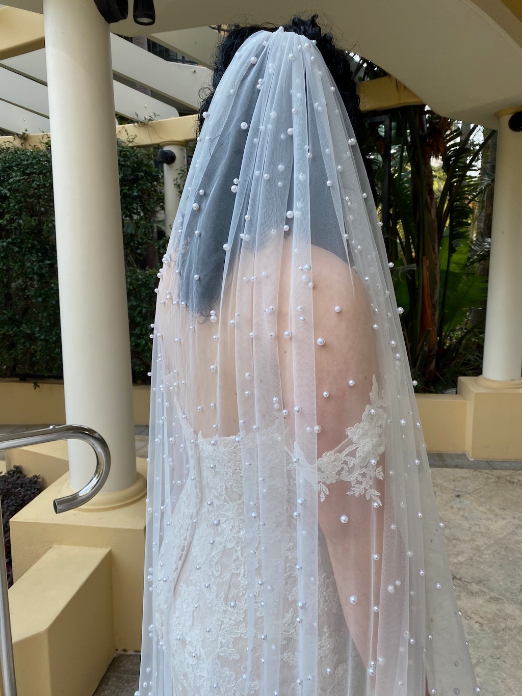 Empress Pearl Veil (cathedral) Wedding Veils Australia