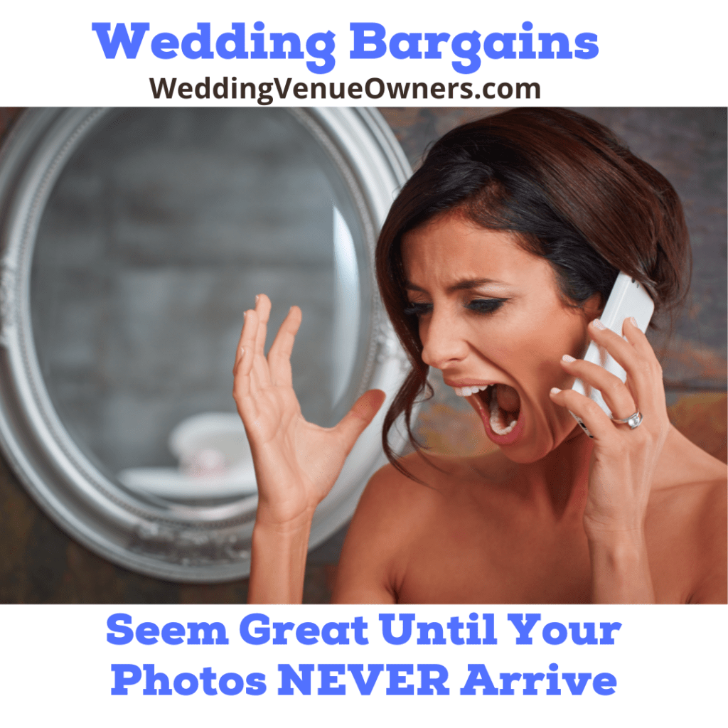 Wedding Bargains & Scams ⋆ Wedding Venue Owners