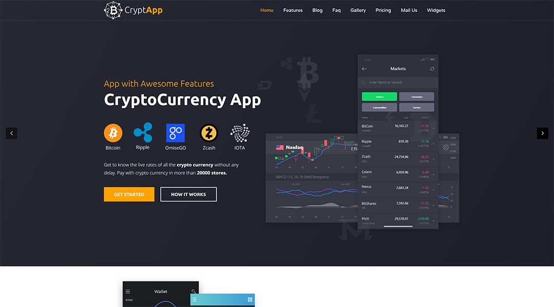 11 Best Cryptocurrency site Templates For 2021