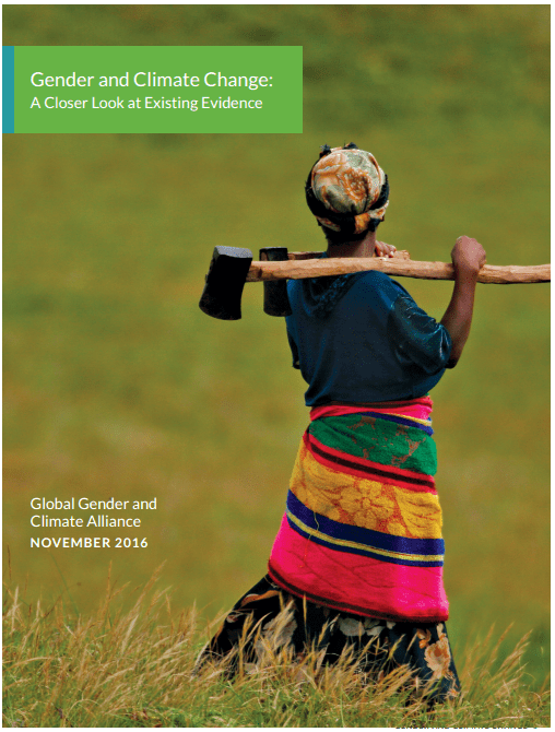 Gender and Climate Change A Closer Look at Existing Evidence (2016) WEDO