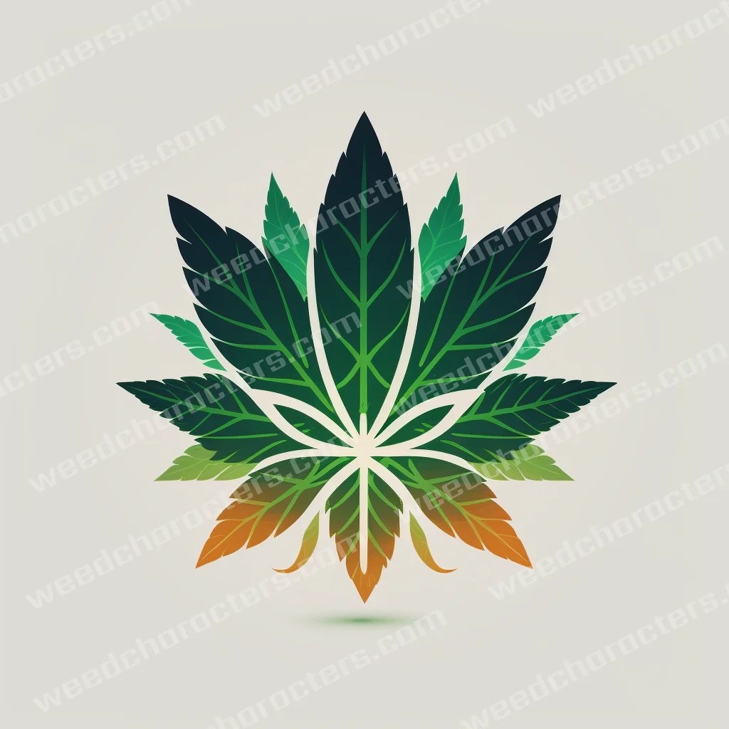 Weed Logo Cannabis Leaf Design Weed Characters & Graphic Designs
