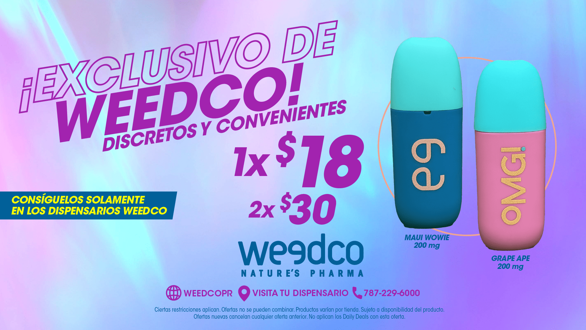 Ofertas Weedco Nature's Pharma