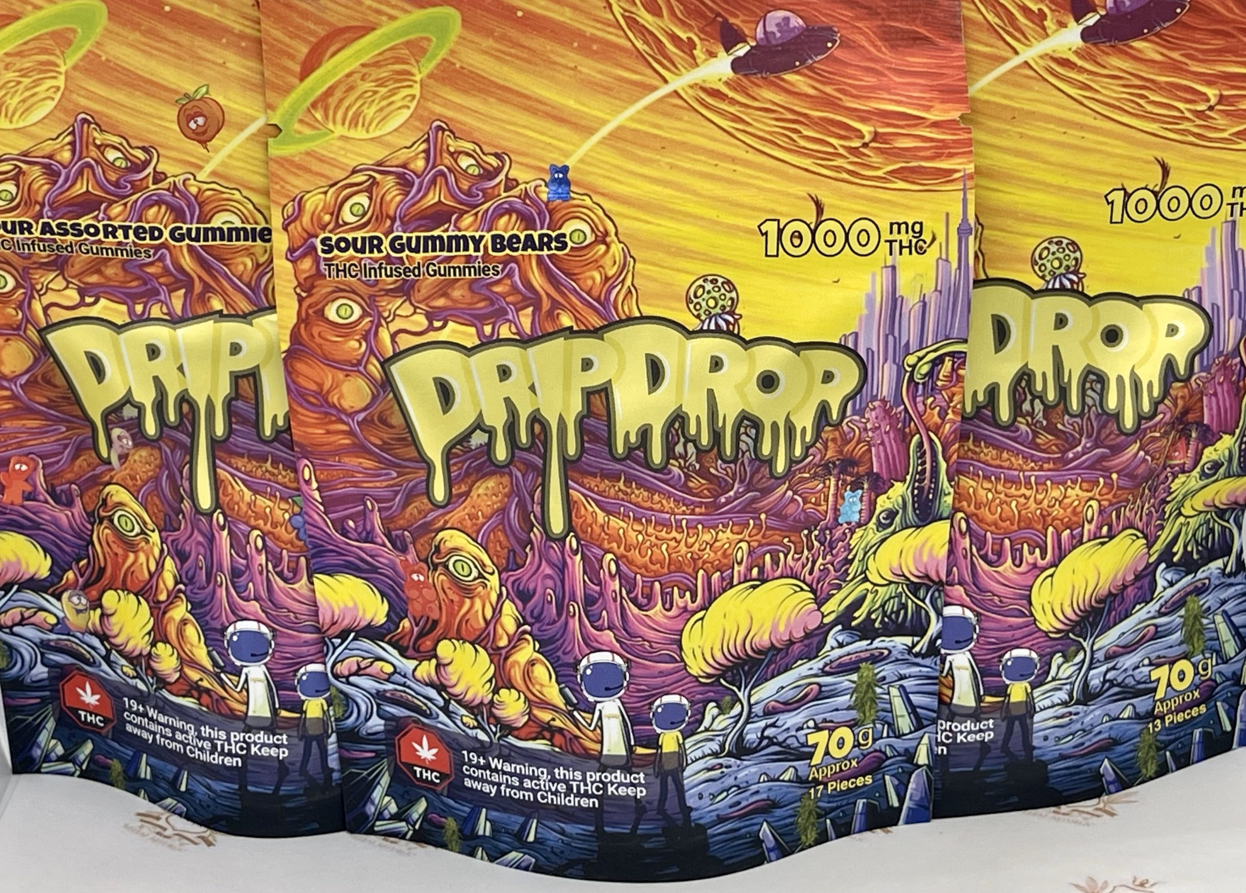 DRIP DROP Gummies 1000mg WeedFans