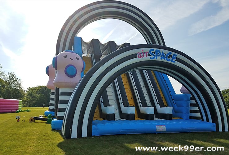 The World's Largest Bounce House is in Detroit How You Can Visit it!